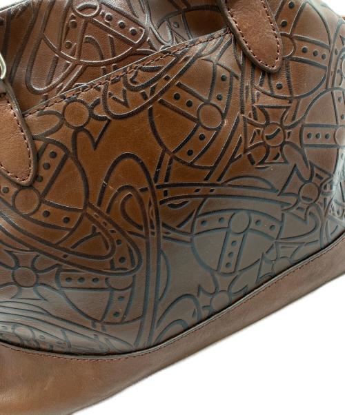Vivienne Westwood（ヴィヴィアンウエストウッド）Vivienne Westwood (ヴィヴィアンウエストウッド) アーサー ヤスミン2WAYバッグ ブラウンの古着・服飾アイテム