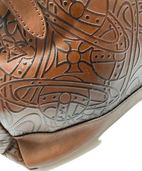 Vivienne Westwood（ヴィヴィアンウエストウッド）Vivienne Westwood (ヴィヴィアンウエストウッド) アーサー ヤスミン2WAYバッグ ブラウンの古着・服飾アイテム