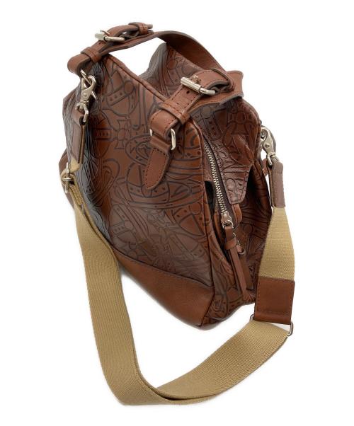 Vivienne Westwood（ヴィヴィアンウエストウッド）Vivienne Westwood (ヴィヴィアンウエストウッド) アーサー ヤスミン2WAYバッグ ブラウンの古着・服飾アイテム