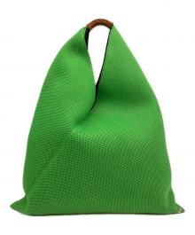 MM6 Maison Margiela（エムエムシックスメゾンマルジェラ）の古着「メッシュジャパニーズトートバッグ」｜グリーン