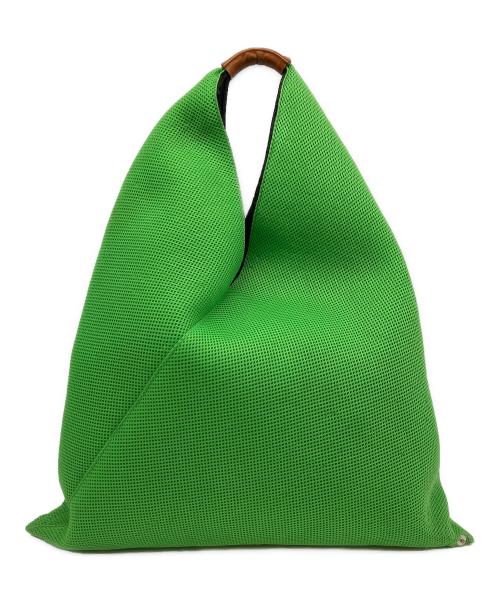 MM6 Maison Margiela（エムエムシックスメゾンマルジェラ）MM6 Maison Margiela (エムエムシックスメゾンマルジェラ) メッシュジャパニーズトートバッグ グリーンの古着・服飾アイテム