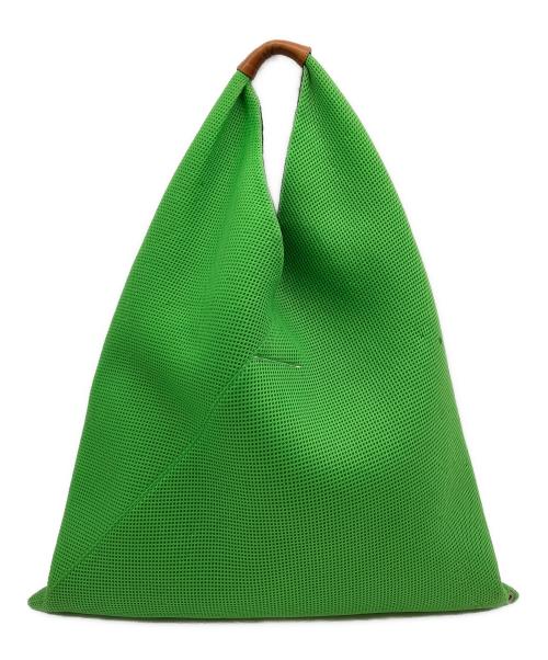 MM6 Maison Margiela（エムエムシックスメゾンマルジェラ）MM6 Maison Margiela (エムエムシックスメゾンマルジェラ) メッシュジャパニーズトートバッグ グリーンの古着・服飾アイテム