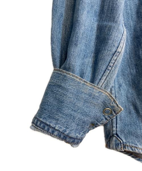 CELINE（セリーヌ）CELINE (セリーヌ) デニムシャツ ブルー サイズ:Sの古着・服飾アイテム
