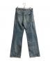 Saint Laurent Paris (サンローランパリ) エイジング加工 マルチポケット ジップアップ デニムパンツ ブルー サイズ:W28：25000円