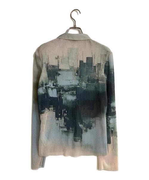 Desigual（デシグアル）Desigual (デシグアル) プリーツシャツ ブルー サイズ:Mの古着・服飾アイテム
