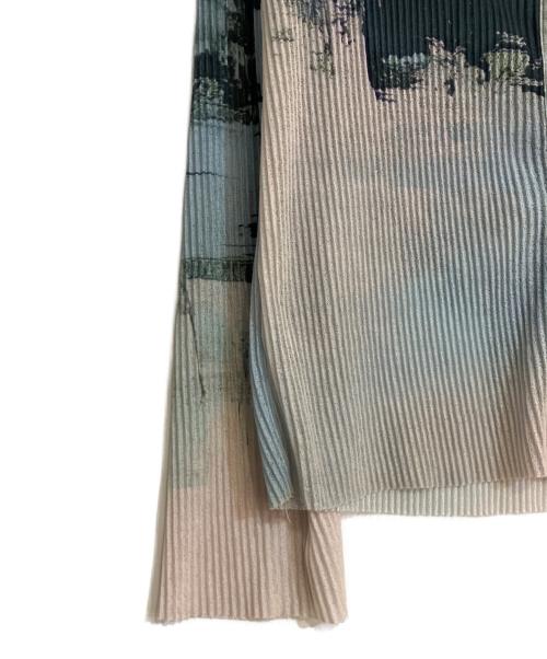 Desigual（デシグアル）Desigual (デシグアル) プリーツシャツ ブルー サイズ:Mの古着・服飾アイテム