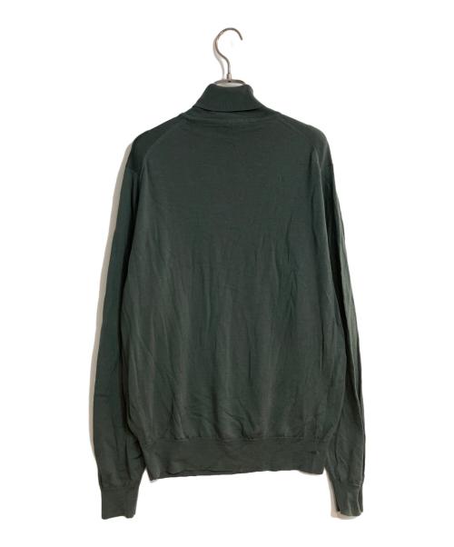 JOHN SMEDLEY（ジョンスメドレー）JOHN SMEDLEY (ジョンスメドレー) タートルネックニット グリーン サイズ:Ｌの古着・服飾アイテム