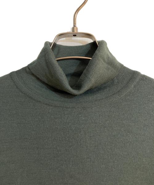 JOHN SMEDLEY（ジョンスメドレー）JOHN SMEDLEY (ジョンスメドレー) タートルネックニット グリーン サイズ:Ｌの古着・服飾アイテム