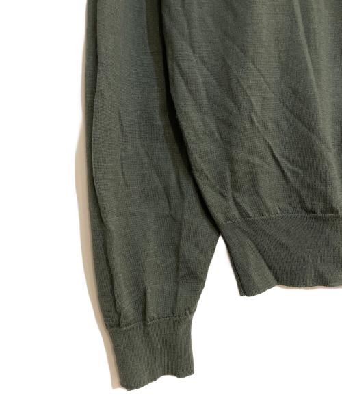 JOHN SMEDLEY（ジョンスメドレー）JOHN SMEDLEY (ジョンスメドレー) タートルネックニット グリーン サイズ:Ｌの古着・服飾アイテム
