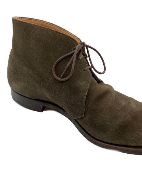Crockett & Jones（クロケット＆ジョーンズ）Crockett & Jones (クロケット＆ジョーンズ) SHIPS別注スエードチャッカブーツ グリーン サイズ:25の古着・服飾アイテム