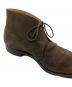 中古・古着 Crockett & Jones (クロケット＆ジョーンズ) SHIPS別注スエードチャッカブーツ グリーン サイズ:25：15000円