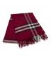 BURBERRY LONDON (バーバリーロンドン) カシミヤマフラー パープル：18000円