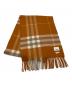 BURBERRY（バーバリー）の古着「カシミヤマフラー」｜オレンジ