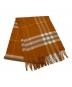 BURBERRY (バーバリー) カシミヤマフラー オレンジ：18000円
