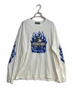 Hysteric Glamourヒステリックグラマー）の古着「MOTOR CITY BABY Tシャツ」｜ホワイト
