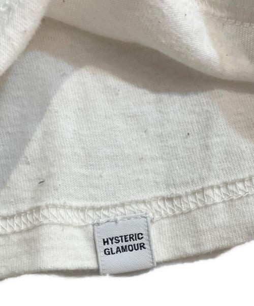 Hysteric Glamour（ヒステリックグラマー）Hysteric Glamour (ヒステリックグラマー) MOTOR CITY BABY Tシャツ ホワイト サイズ:Ｌの古着・服飾アイテム