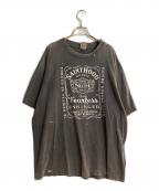 SAINT MICHAEL×NEIGHBORHOODセントマイケル×ネイバーフッド）の古着「STHD . SS TEE FEARLESS/エスティーエイチディー ショートスリーブ ティー ピアレス」｜ブラック