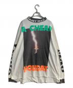 SAINT MICHAELセントマイケル）の古着「LS TEE A CHEAP HLDY」｜ホワイト