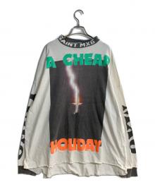SAINT MICHAEL（セントマイケル）の古着「LS TEE A CHEAP HLDY」｜ホワイト