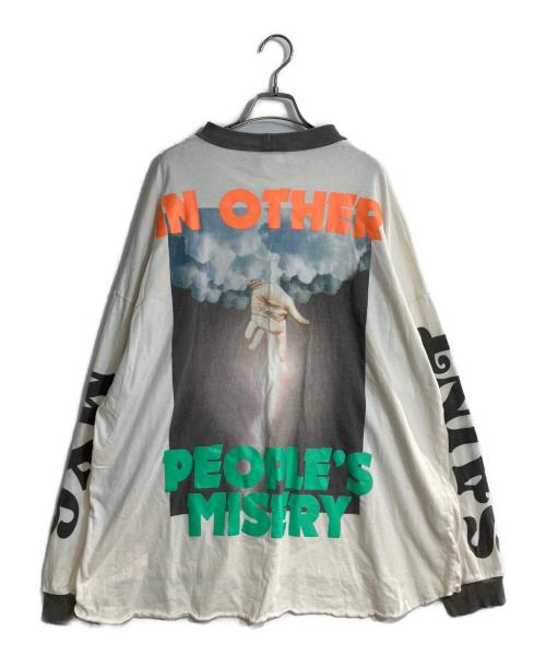 SAINT MICHAEL（セントマイケル）SAINT MICHAEL (セントマイケル) LS TEE A CHEAP HLDY ホワイト サイズ:ＯＳの古着・服飾アイテム