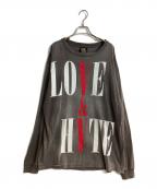 SAINT MICHAELセントマイケル）の古着「LS TEE VLONE/ロングスリーブ ティー ヴィーローン」｜ブラック