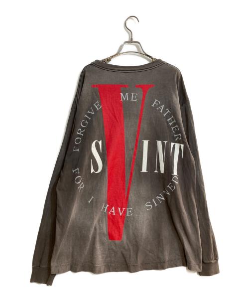 SAINT MICHAEL（セントマイケル）SAINT MICHAEL (セントマイケル) LS TEE VLONE/ロングスリーブ ティー ヴィーローン ブラック サイズ:XLの古着・服飾アイテム