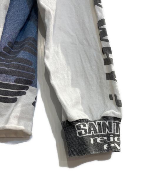 SAINT MICHAEL（セントマイケル）SAINT MICHAEL (セントマイケル) LS TEE GOING ホワイト サイズ:Ｌの古着・服飾アイテム