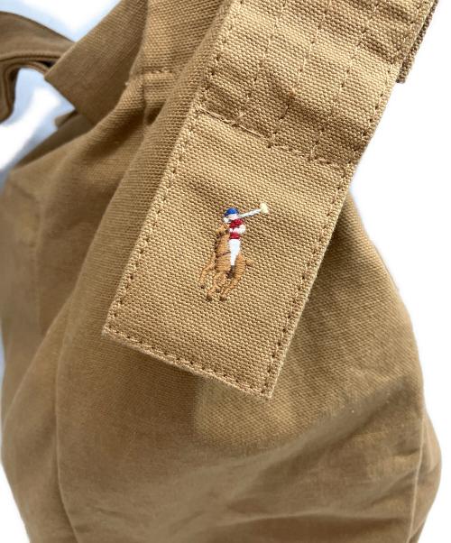 POLO RALPH LAUREN（ポロ・ラルフローレン）POLO RALPH LAUREN (ポロ・ラルフローレン) ポニー刺繍2WAYバッグ ブラウンの古着・服飾アイテム