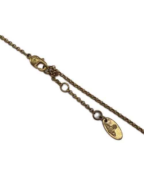 Vivienne Westwood（ヴィヴィアンウエストウッド）Vivienne Westwood (ヴィヴィアンウエストウッド) ミニオーブネックレス ゴールドの古着・服飾アイテム