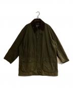 Barbourバブアー）の古着「BORDER JACKET/ボーダー・ジャケット」｜グリーン