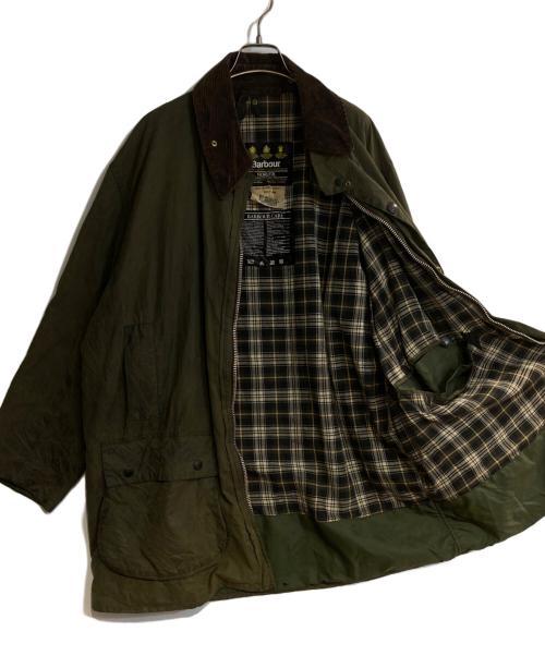 Barbour（バブアー）Barbour (バブアー) BORDER JACKET/ボーダー・ジャケット グリーン サイズ:C44/112cmの古着・服飾アイテム