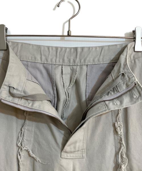 rurumu（ルルムウ）rurumu (ルルムウ) 23AWdrawstring loose fit cargo pants/ドローストリングルーズフィットカーゴパンツ ベージュ サイズ:Mの古着・服飾アイテム