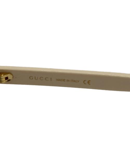 GUCCI（グッチ）GUCCI (グッチ) サングラス ホワイト サイズ:56□20の古着・服飾アイテム