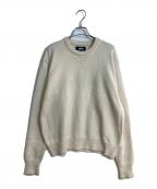 stussyステューシー）の古着「Handwritten Sweater」｜ベージュ