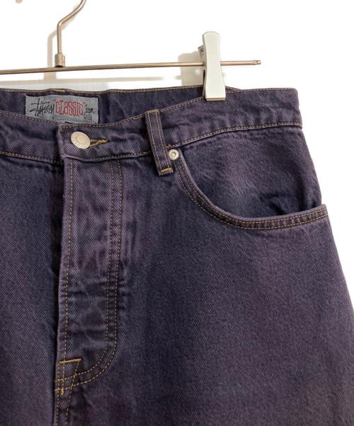 stussy（ステューシー）stussy (ステューシー) 23AW CLASSIC JEAN DENIM/クラシック・ジーン・デニム パープル サイズ:W32の古着・服飾アイテム