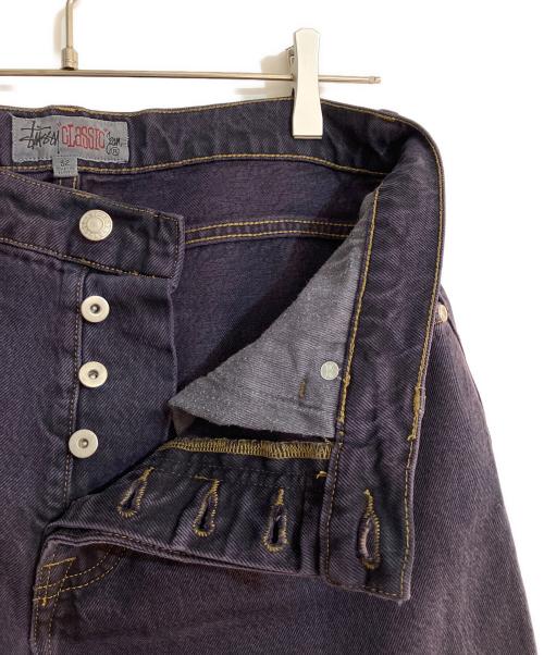 stussy（ステューシー）stussy (ステューシー) 23AW CLASSIC JEAN DENIM/クラシック・ジーン・デニム パープル サイズ:W32の古着・服飾アイテム