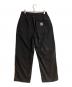 CARHARTT WIP (カーハート ワーク イン プログレス) Double Knee Sweat Pant/ダブルニースウェットパンツ ブラック サイズ:M：13000円