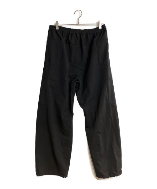 MOSS（モス）MOSS (モス) WOOL STRETSCH WIDETUCK EASY PANTS ブラック サイズ:3の古着・服飾アイテム