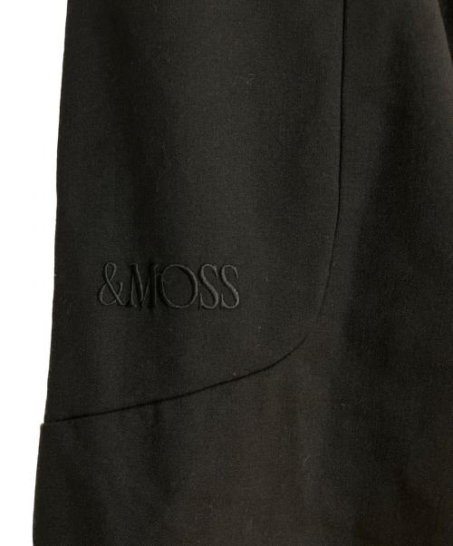 MOSS（モス）MOSS (モス) WOOL STRETSCH WIDETUCK EASY PANTS ブラック サイズ:3の古着・服飾アイテム