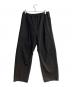 MOSS（モス）の古着「WOOL STRETSCH WIDETUCK EASY PANTS」｜ブラック