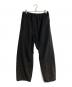 MOSS (モス) WOOL STRETSCH WIDETUCK EASY PANTS ブラック サイズ:3：18000円