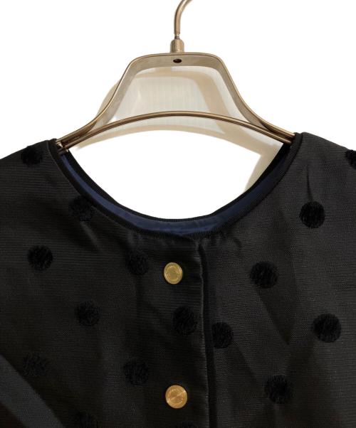 TOMORROW LAND collection（トゥモローランドコレクション）TOMORROW LAND collection (トゥモローランドコレクション) モールポルカドット チュチュファージレ ブラック サイズ:36の古着・服飾アイテム