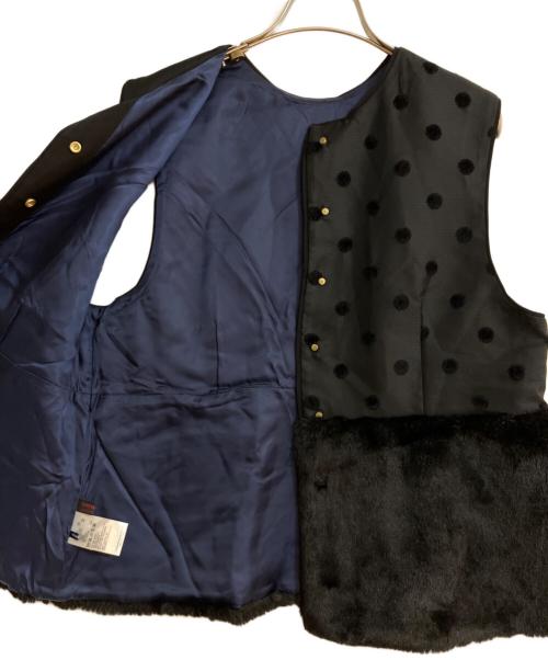 TOMORROW LAND collection（トゥモローランドコレクション）TOMORROW LAND collection (トゥモローランドコレクション) モールポルカドット チュチュファージレ ブラック サイズ:36の古着・服飾アイテム