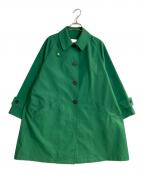 MACKINTOSH PHILOSOPHYマッキントッシュ フィロソフィー）の古着「WELBURYダブルクロスステンカラーコート」｜グリーン