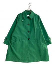 MACKINTOSH PHILOSOPHY（マッキントッシュ フィロソフィー）の古着「WELBURYダブルクロスステンカラーコート」｜グリーン
