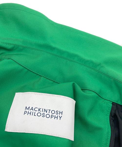 MACKINTOSH PHILOSOPHY（マッキントッシュ フィロソフィー）MACKINTOSH PHILOSOPHY (マッキントッシュ フィロソフィー) WELBURYダブルクロスステンカラーコート グリーン サイズ:38の古着・服飾アイテム