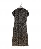 MACKINTOSH LONDONマッキントッシュ ロンドン）の古着「レインドロッププリントワンピース」｜ブラック