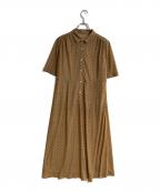 MACKINTOSH LONDONマッキントッシュ ロンドン）の古着「アスタープリントジャージワンピース」｜ベージュ