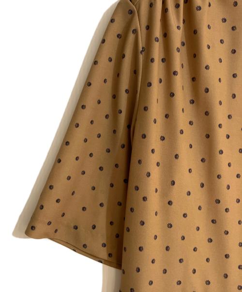 MACKINTOSH LONDON（マッキントッシュ ロンドン）MACKINTOSH LONDON (マッキントッシュ ロンドン) アスタープリントジャージワンピース ベージュ サイズ:40の古着・服飾アイテム