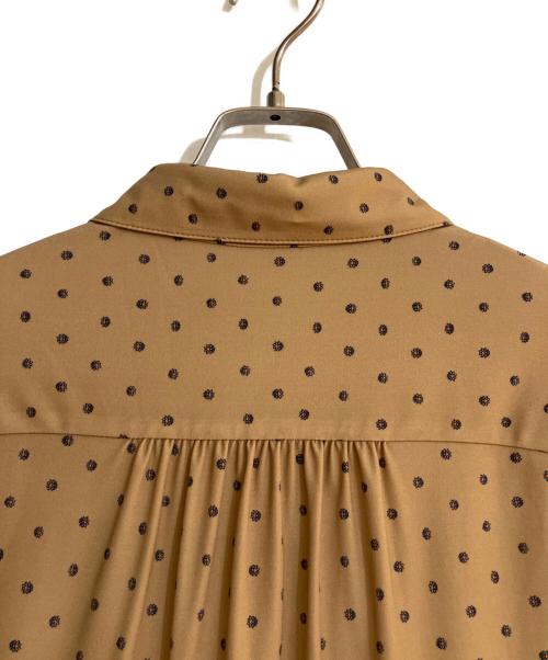 MACKINTOSH LONDON（マッキントッシュ ロンドン）MACKINTOSH LONDON (マッキントッシュ ロンドン) アスタープリントジャージワンピース ベージュ サイズ:40の古着・服飾アイテム